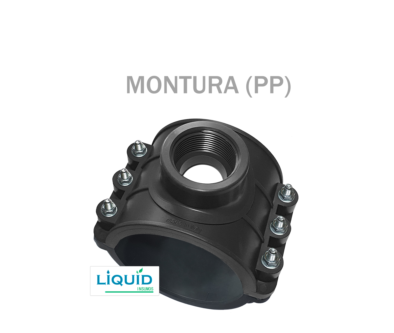 Collarín para riego en tubería de conducción