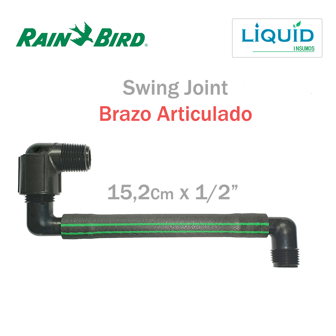 Swing joint para riego vista general