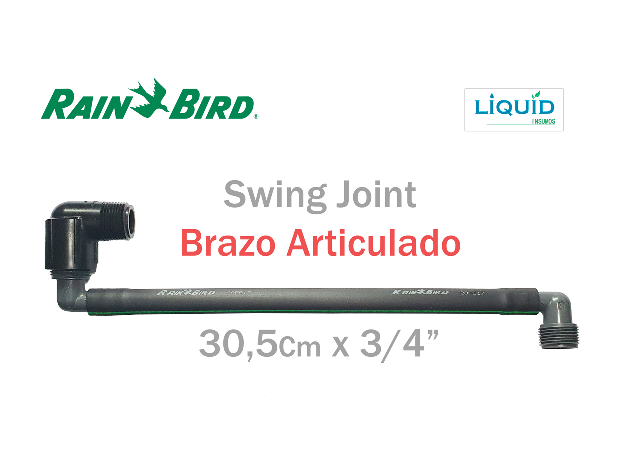Swing joint articulado para aspersor
