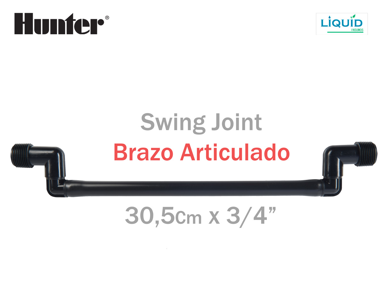 Swing joint para riego vista general