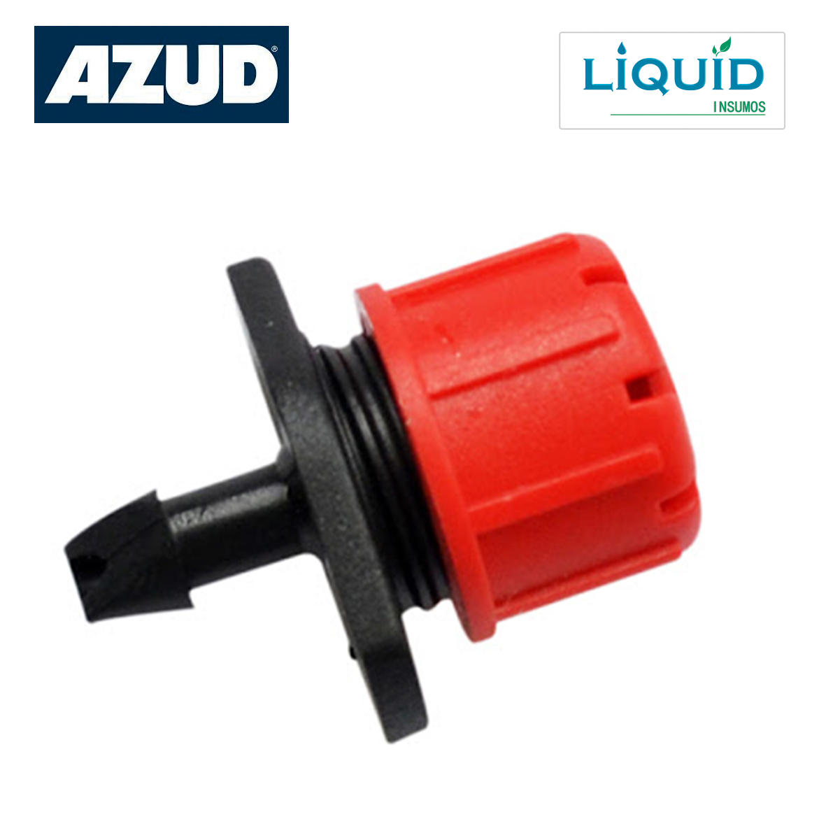 Gotero regulable para riego por goteo vista frontal