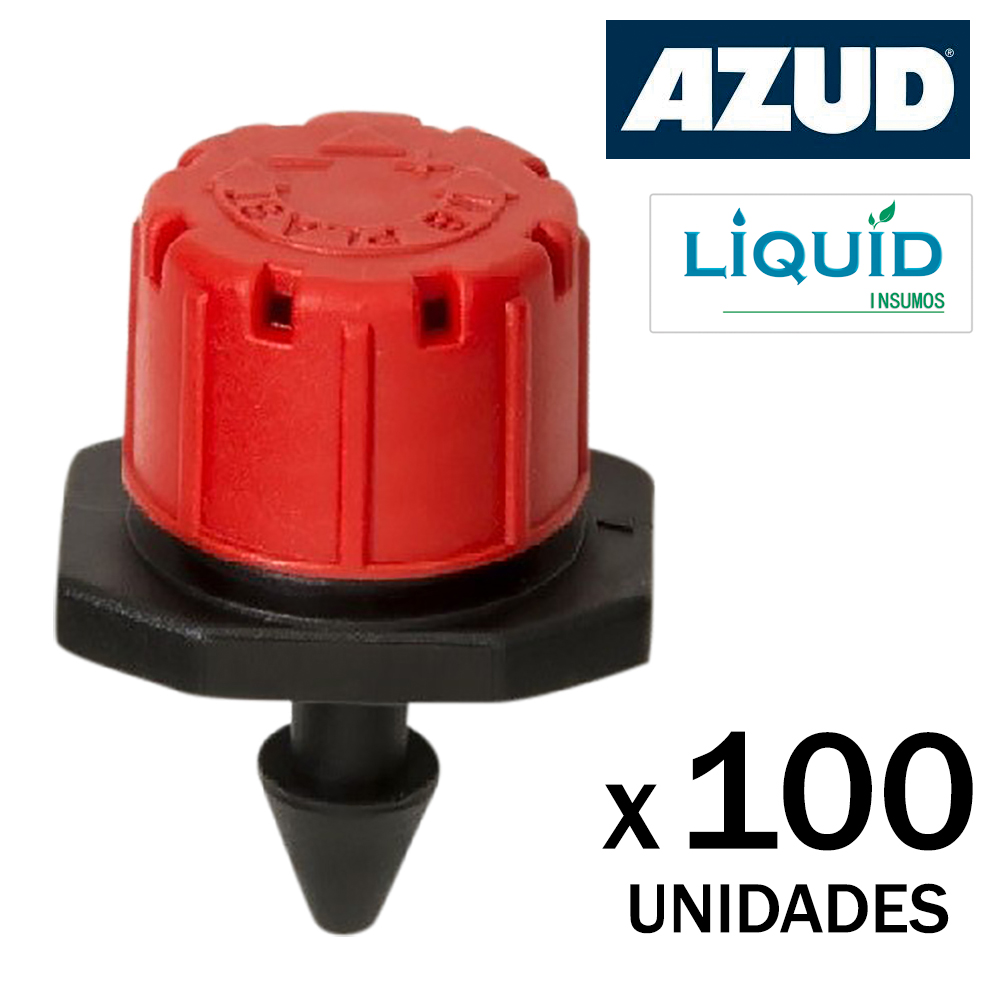 Gotero regulable para riego por goteo vista lateral